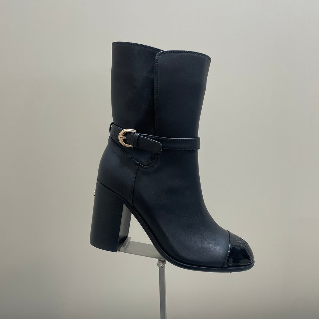 CHL Boots  LOW  2 Color 's Heels Woman