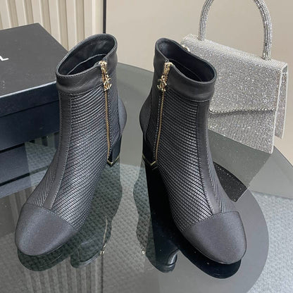 CHL Boots  LOW  2 Color 's Heels Woman