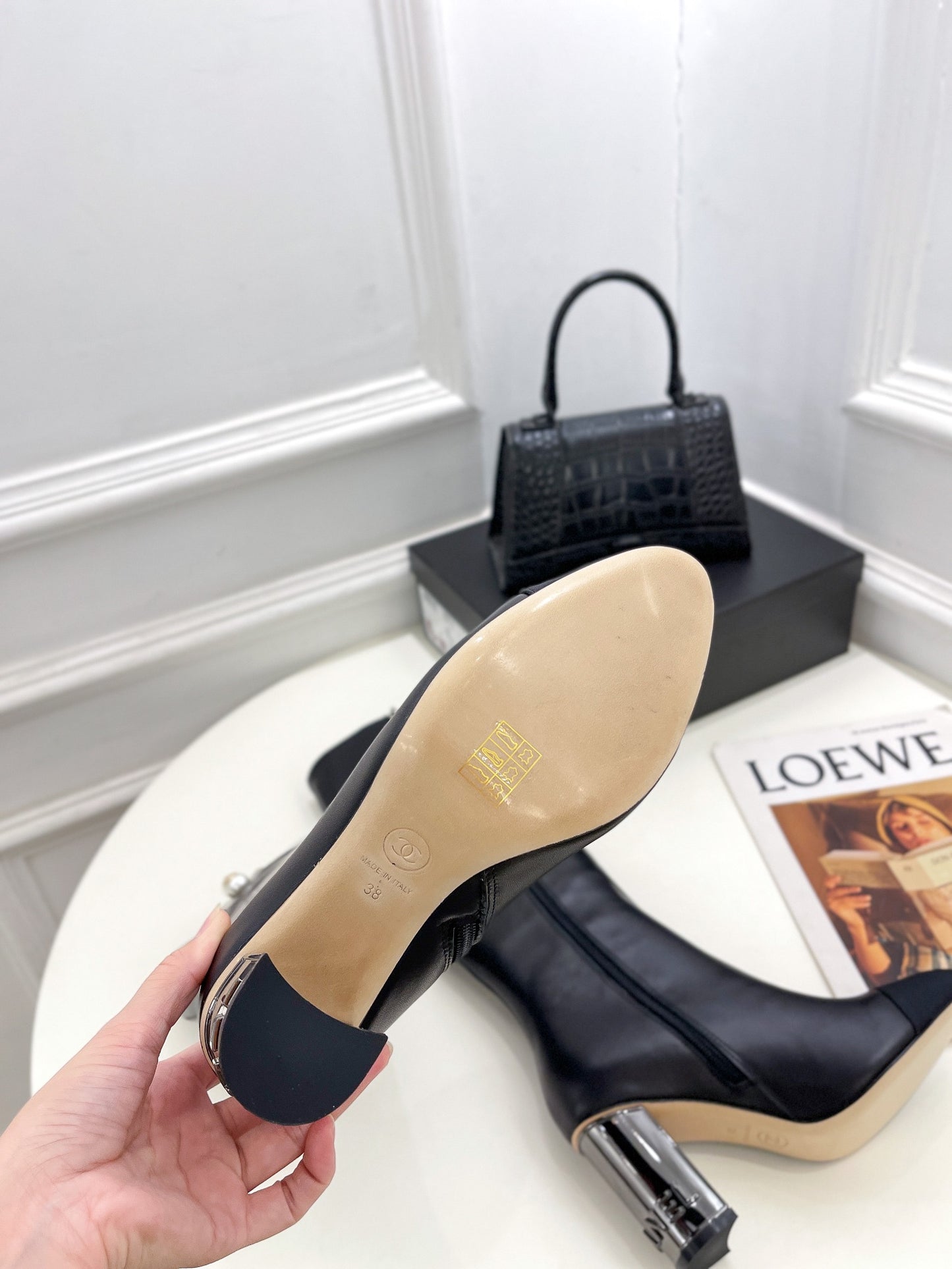 CHL  Boots Heels High 2 Color 's