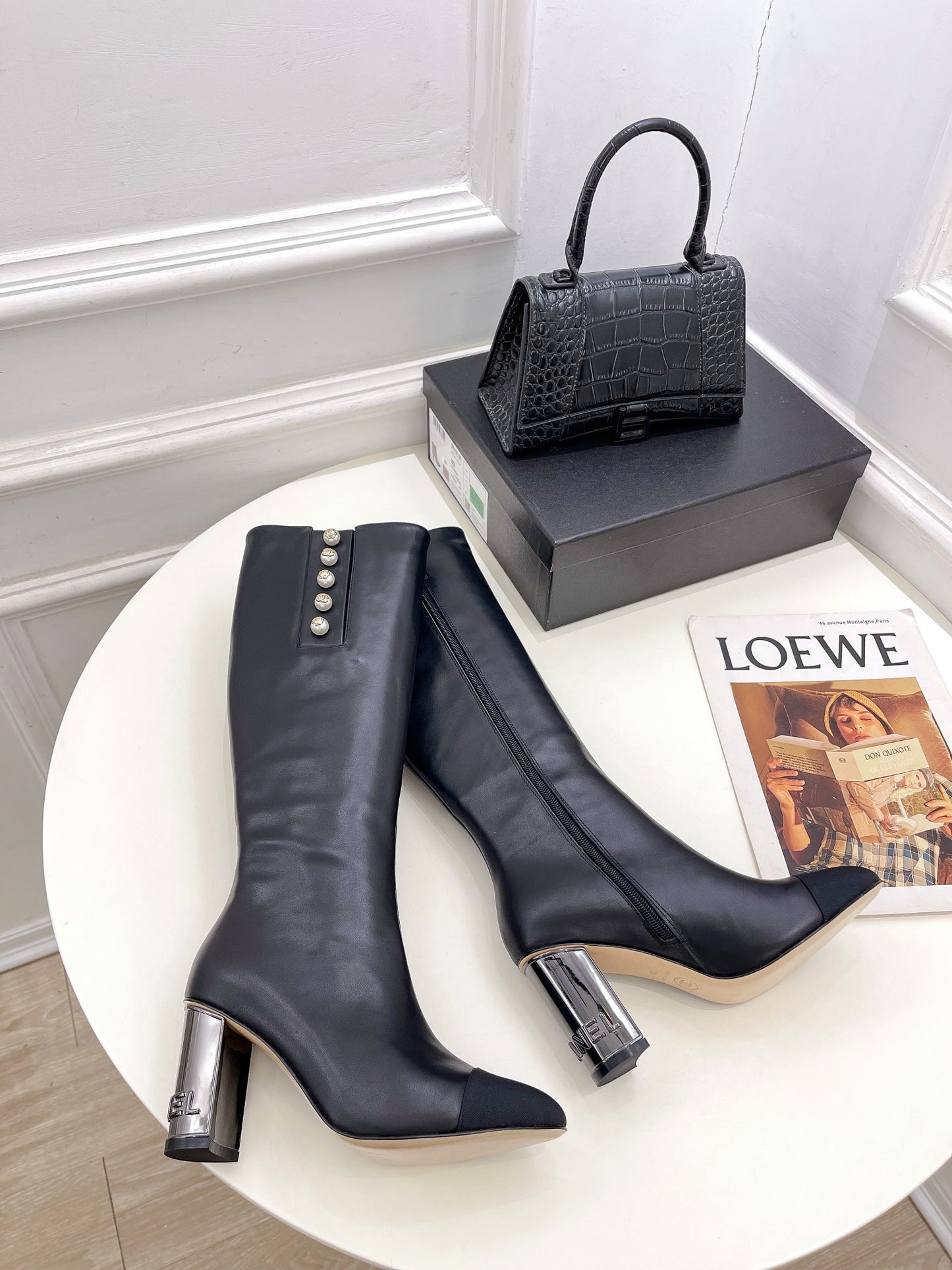 CHL  Boots Heels High 2 Color 's