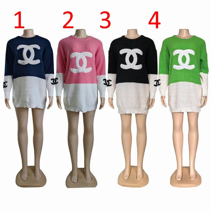 CHL woman lite knit dress Sweater 4 Color's