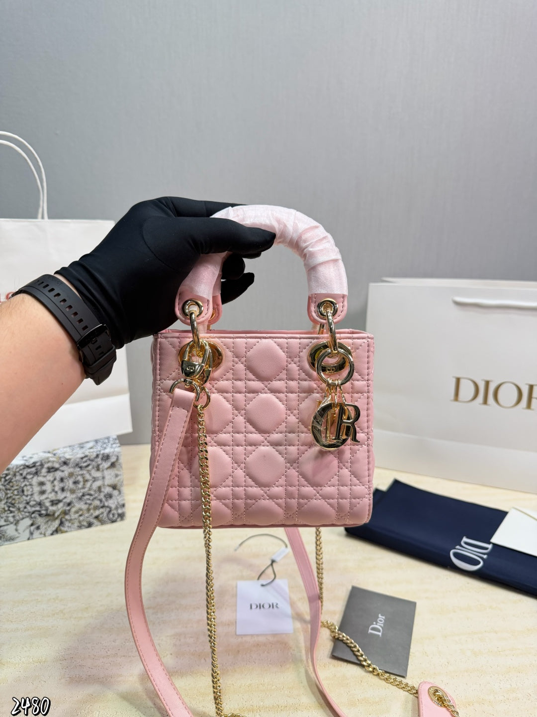 CHD mini cannage bag 4 Color's 18 CM
