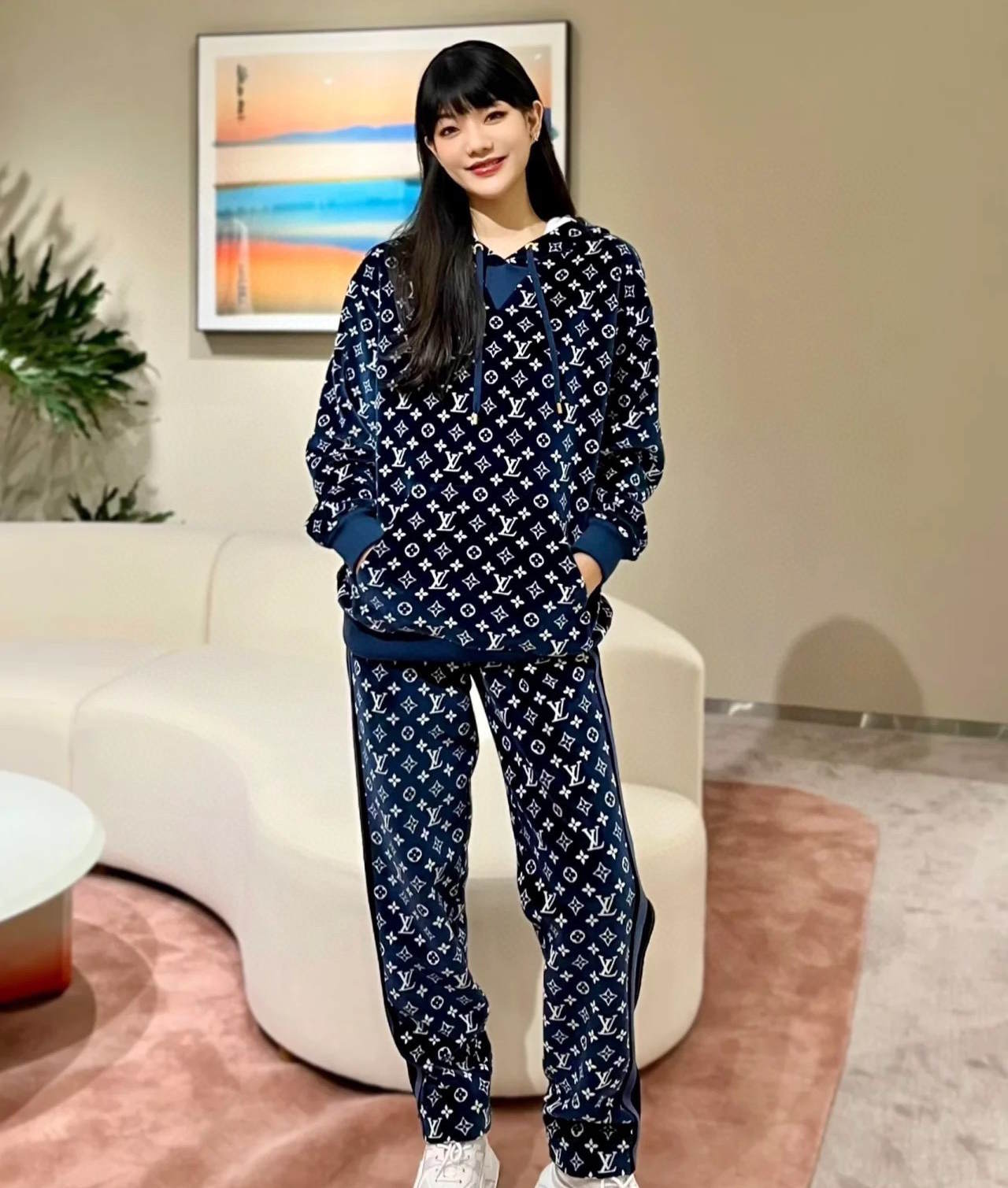 LU  Sport Suits  Woman Hooded