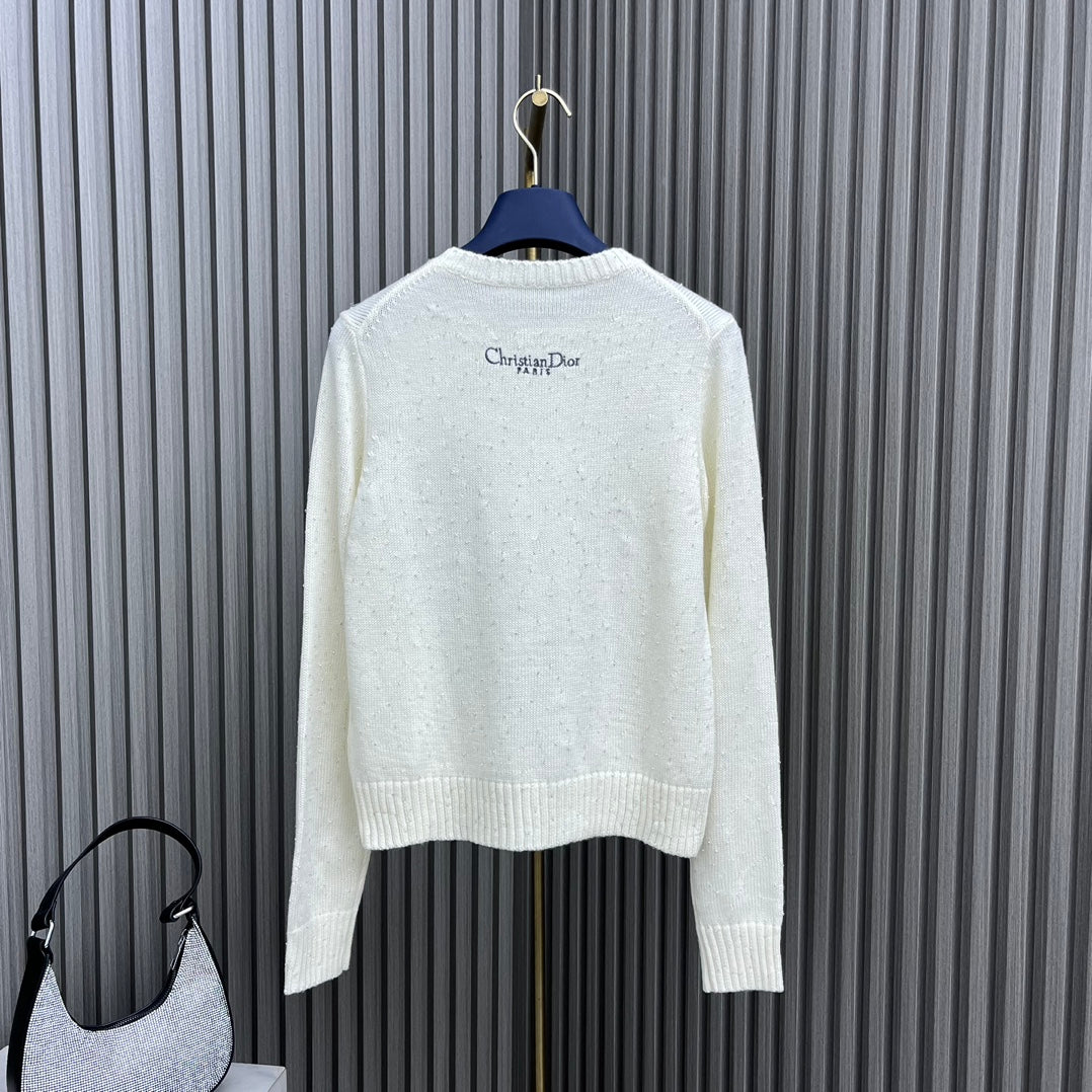 CHD sweater knitted Woman 2 Color 's Lunaires Motif Limited