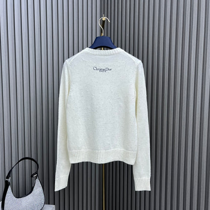 CHD sweater knitted Woman 2 Color 's Lunaires Motif Limited