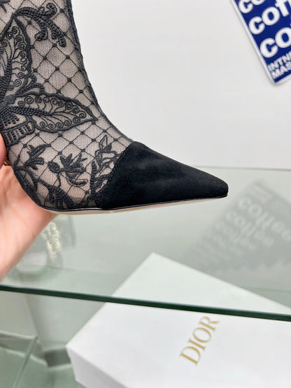 CHD  Boots Low Lace Heels