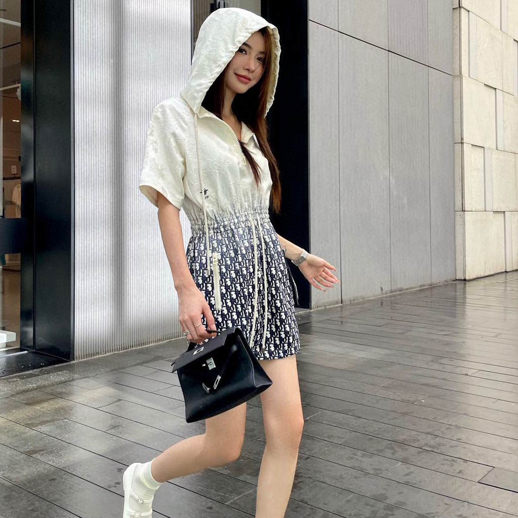 CHD Short Dress Hooded