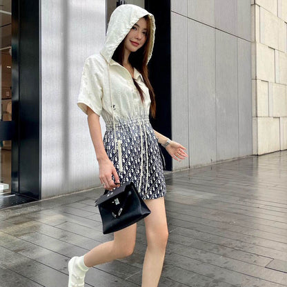 CHD Short Dress Hooded