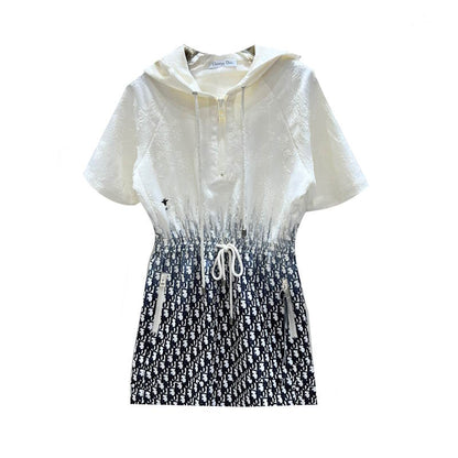 CHD Short Dress Hooded