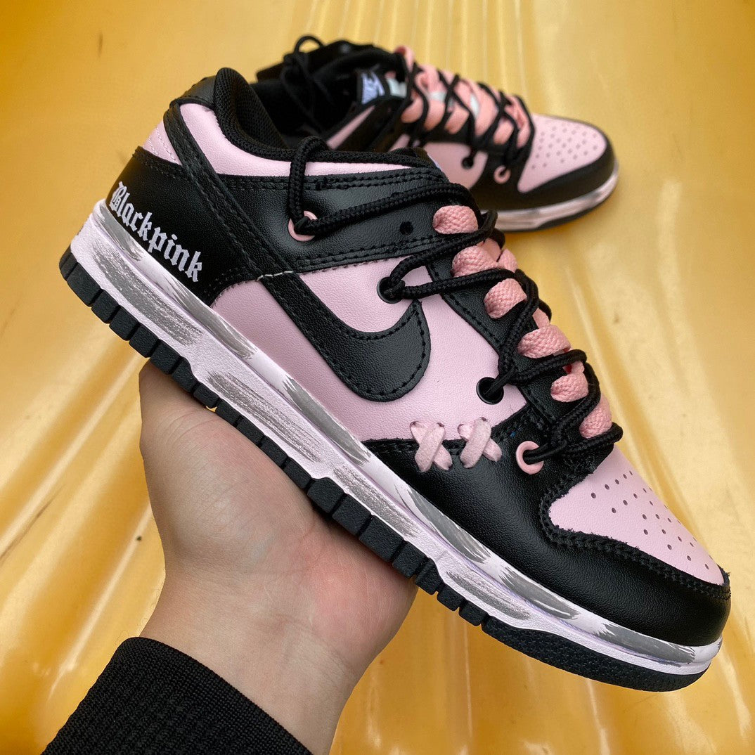 N*ke Pink Black Double xx Sneakers 46