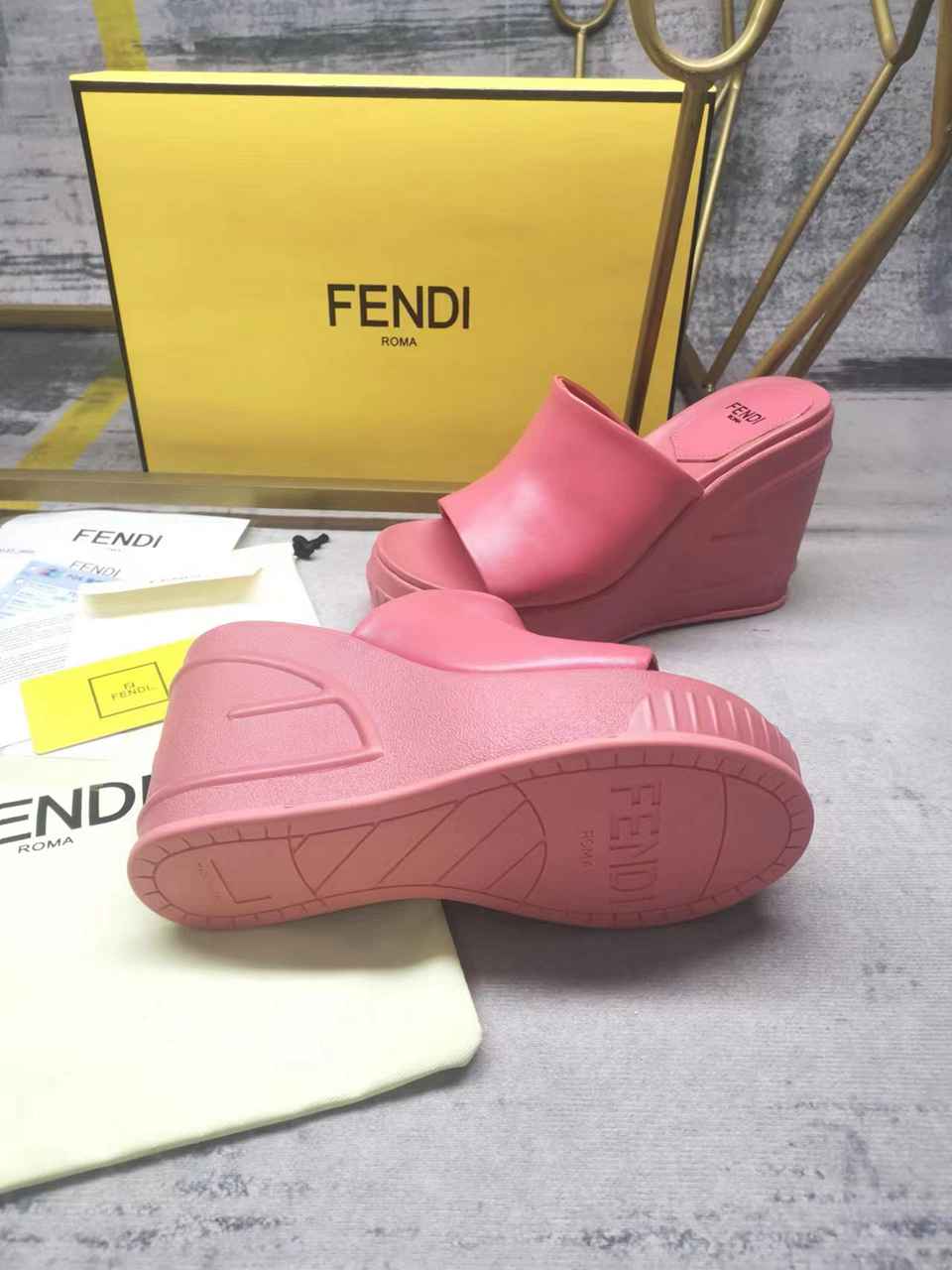 FEN Slippers Wedge Sandals 4 Color 's