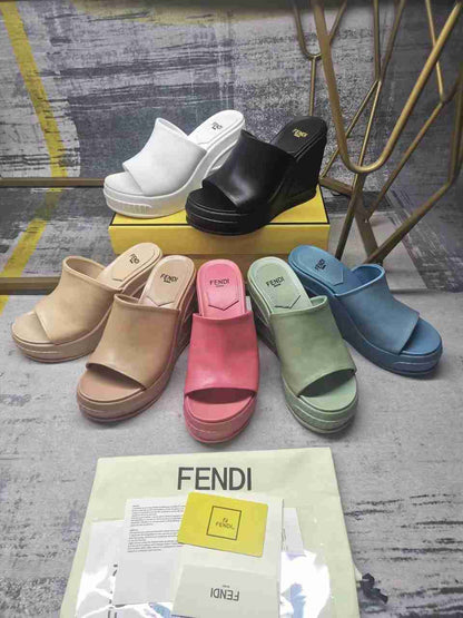 FEN Slippers Wedge Sandals 4 Color 's