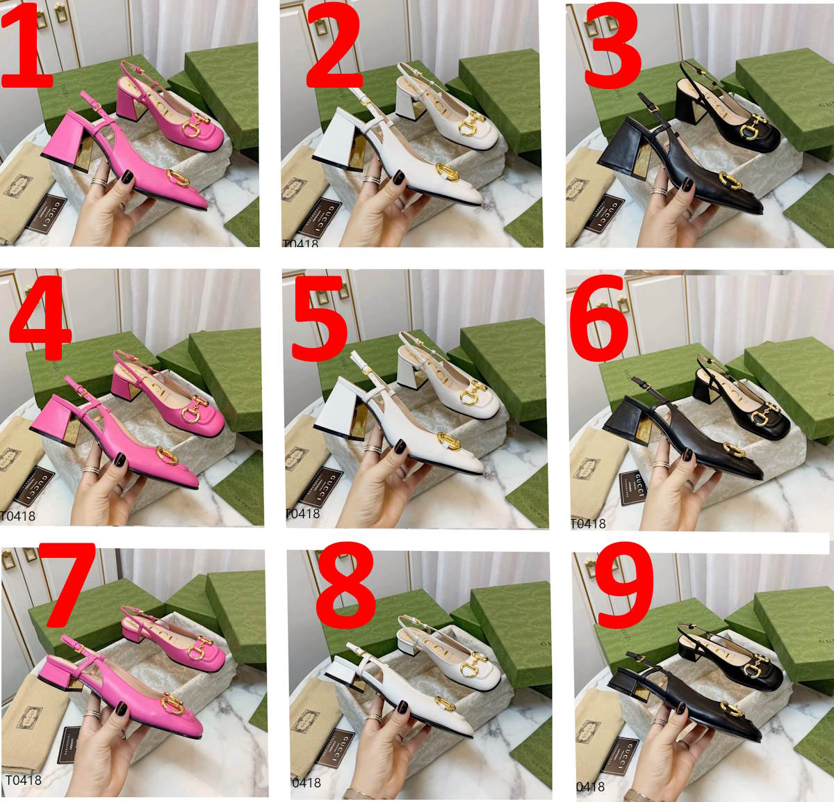 GU  Shoes Heels 9 Color 's