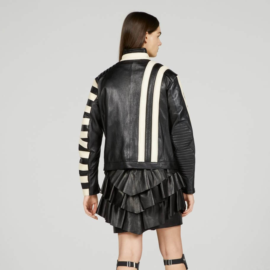 GU Biker Leather Jacket Woman