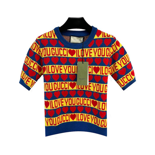 GU T-Shirt  Woman knitted Sweater