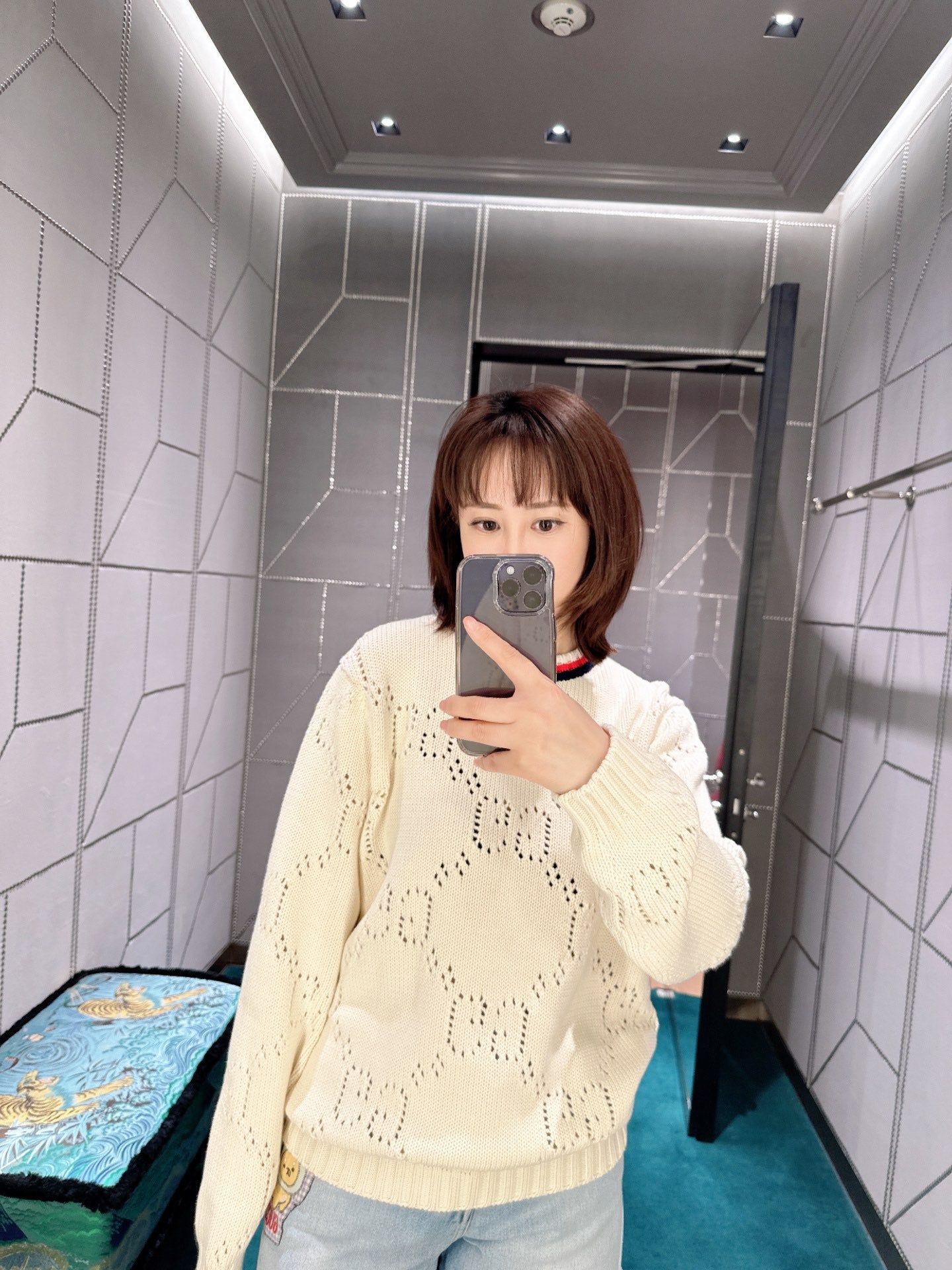 GU Sweater Woman knitted top