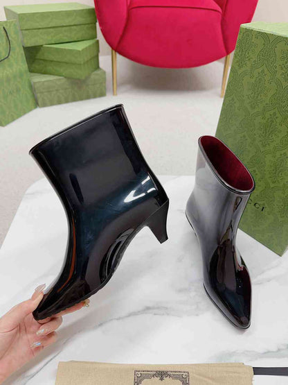 GU  Rubber  Boots  low  2 Color 's