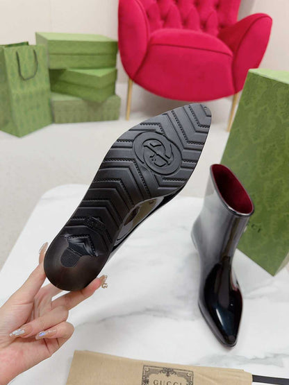 GU  Rubber  Boots  low  2 Color 's