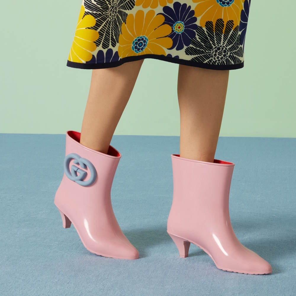 GU  Rubber  Boots  low  2 Color 's