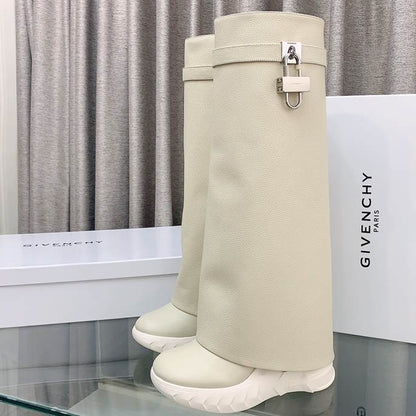 GIVENJY  Boots High Knees Shark 3 Color 's