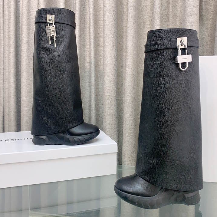 GIVENJY  Boots High Knees Shark 3 Color 's