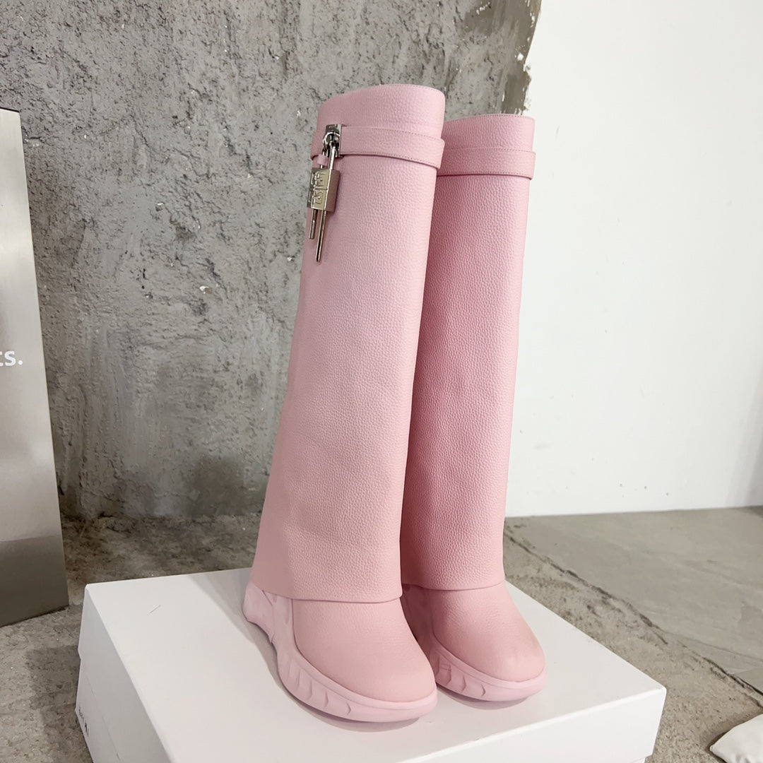 GIVENJY  Boots High Knees Shark 3 Color 's