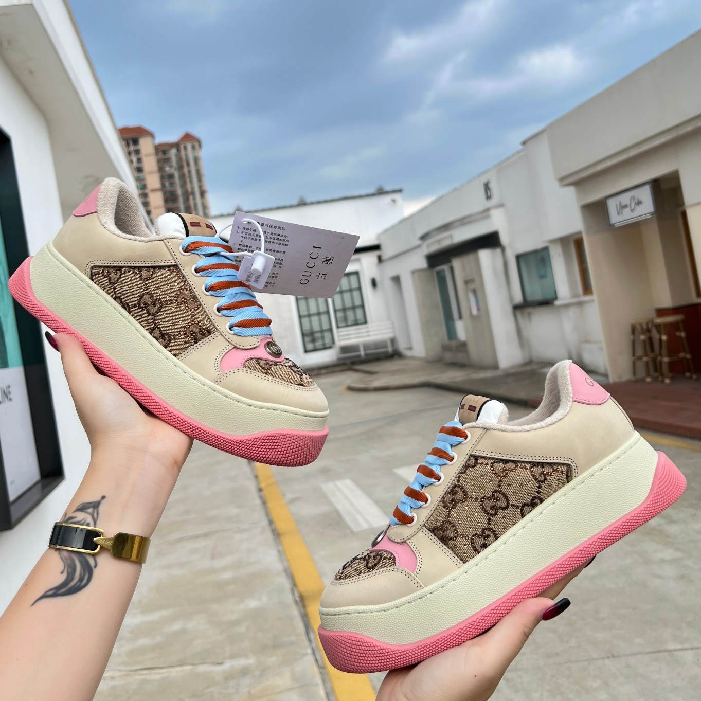 GU Sneakers  Pink