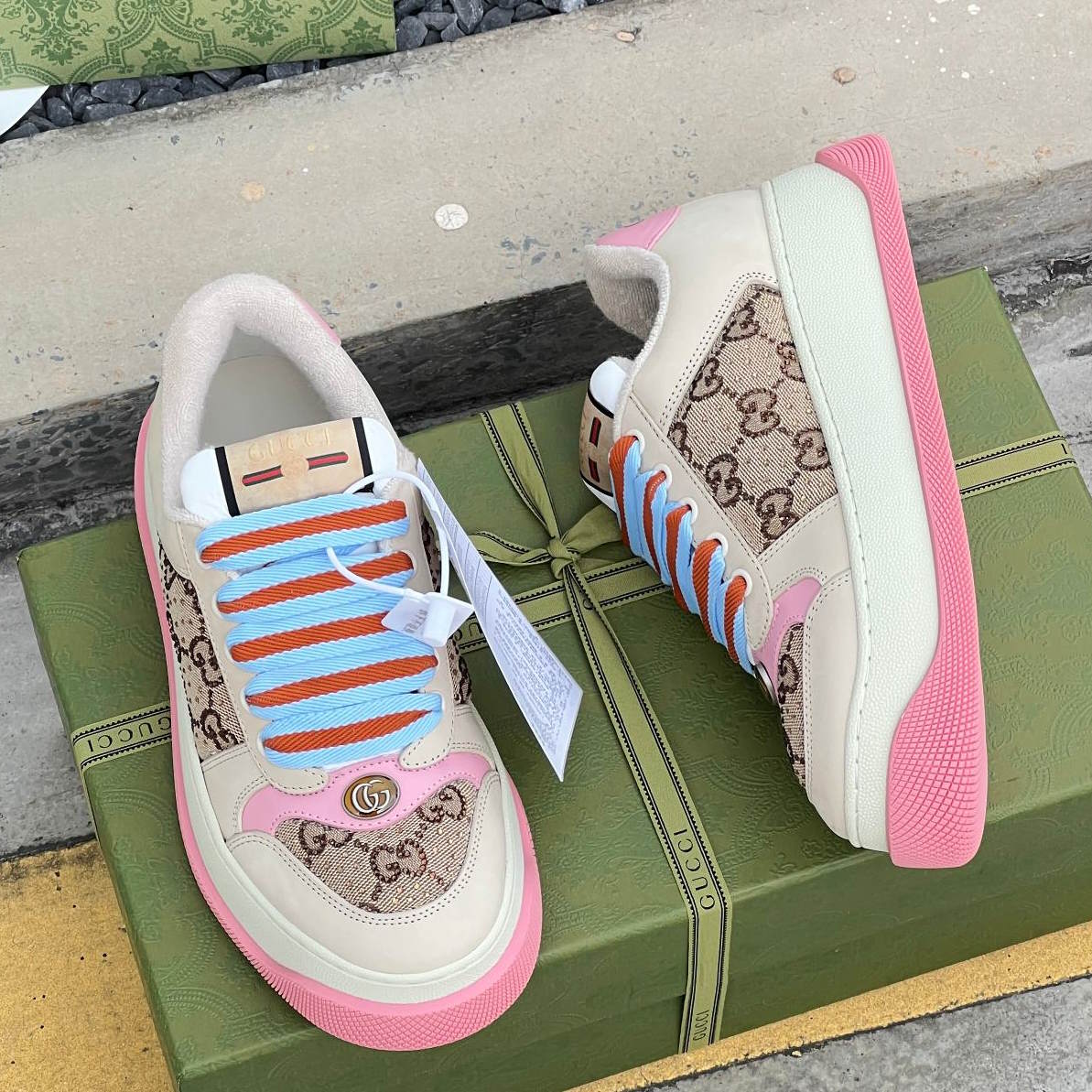 GU Sneakers  Pink
