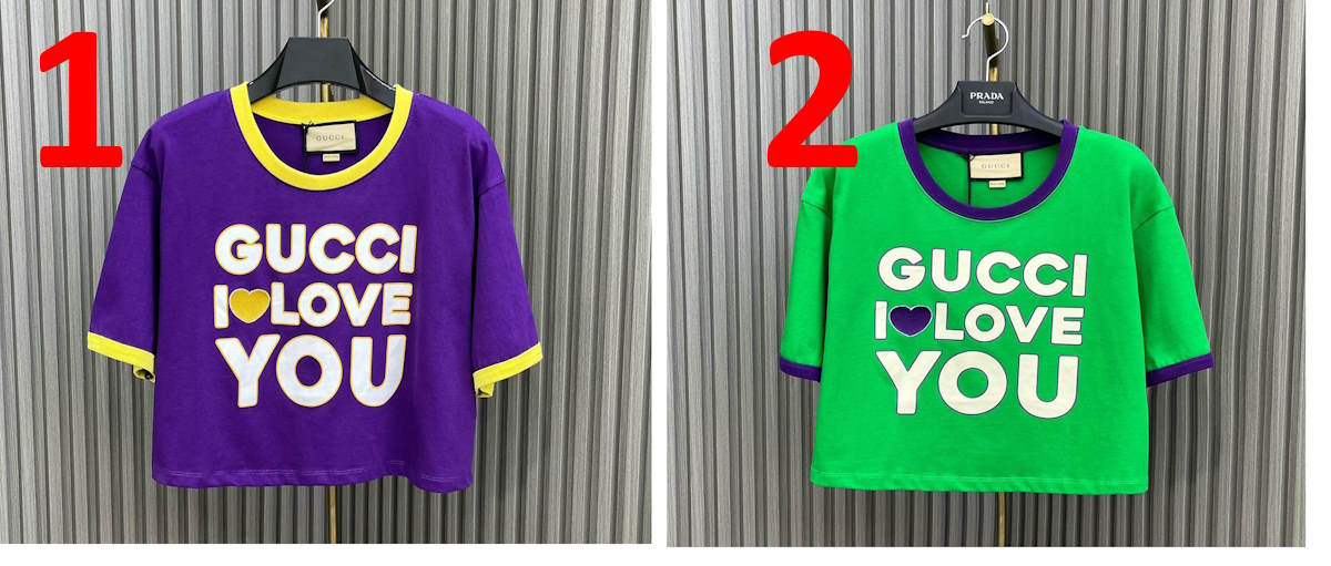 GU  Woman T -shirt   2 Color 's Crop Top