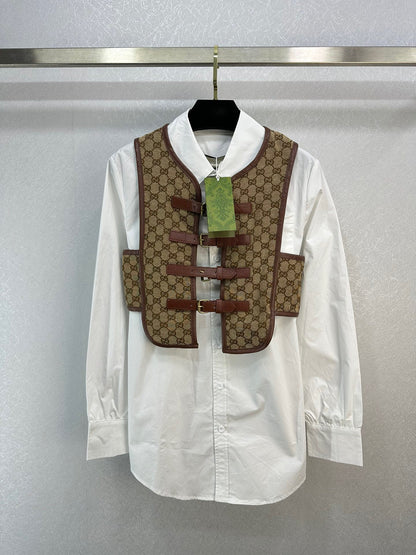 GU jacket Canvas Buckle Fastening Vest