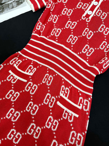 GU  Dress jacquard knitted