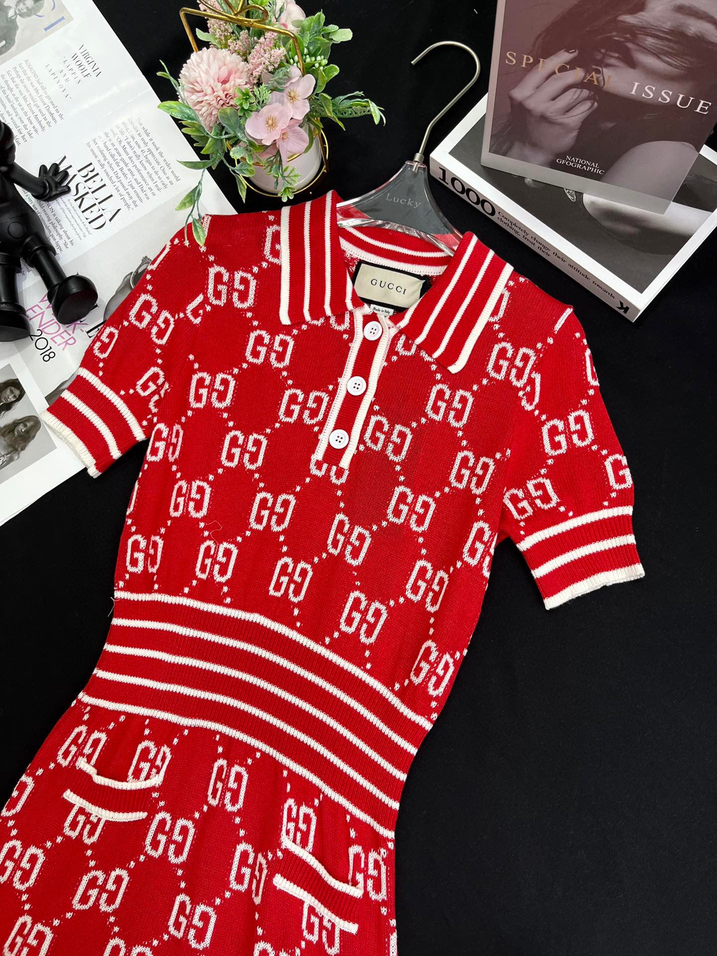 GU  Dress jacquard knitted