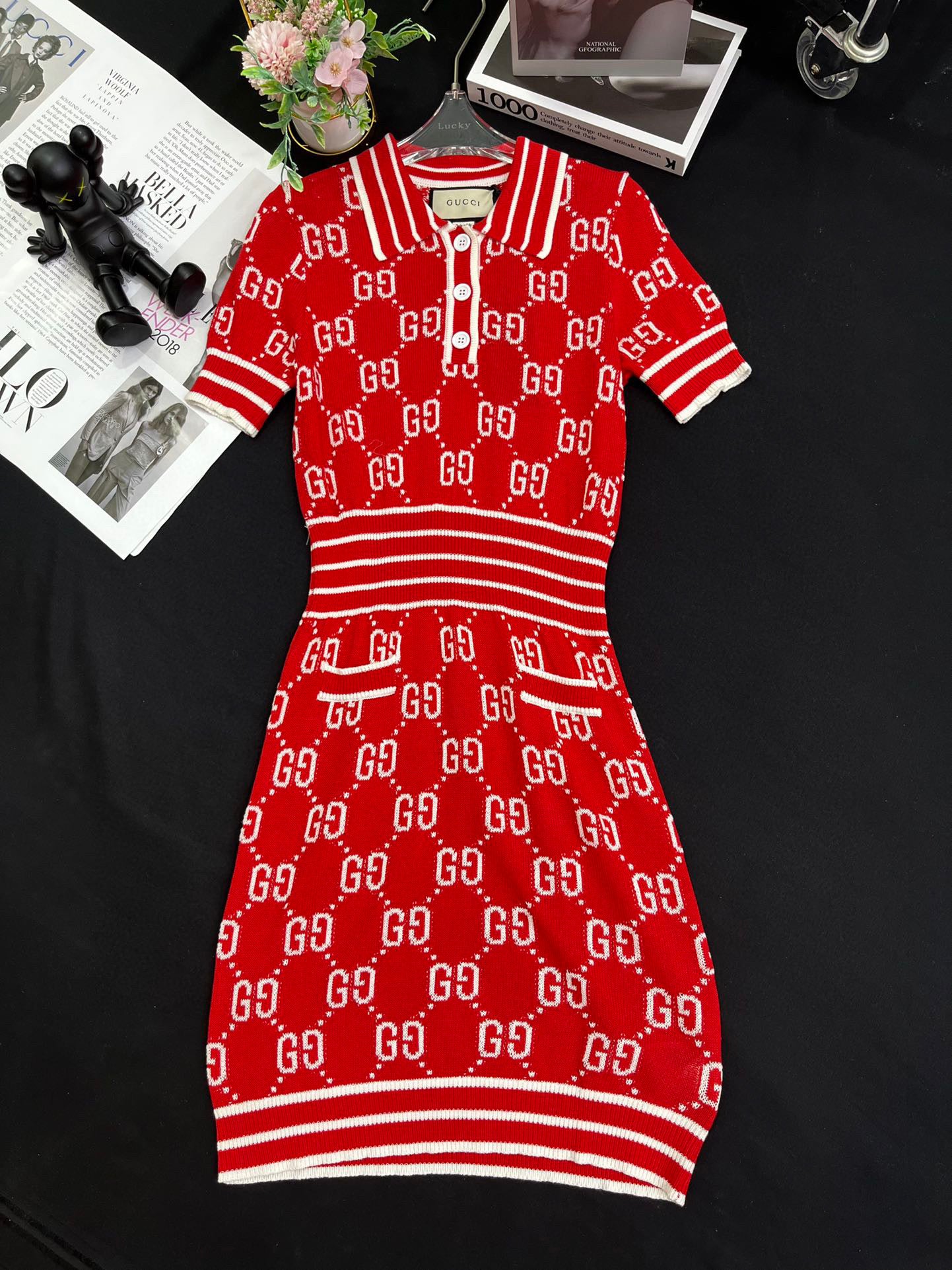 GU  Dress jacquard knitted