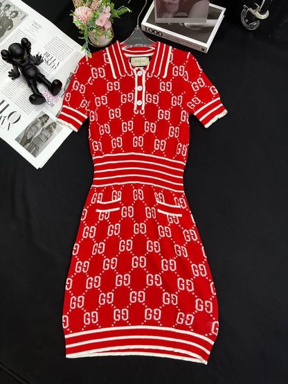 GU  Dress jacquard knitted