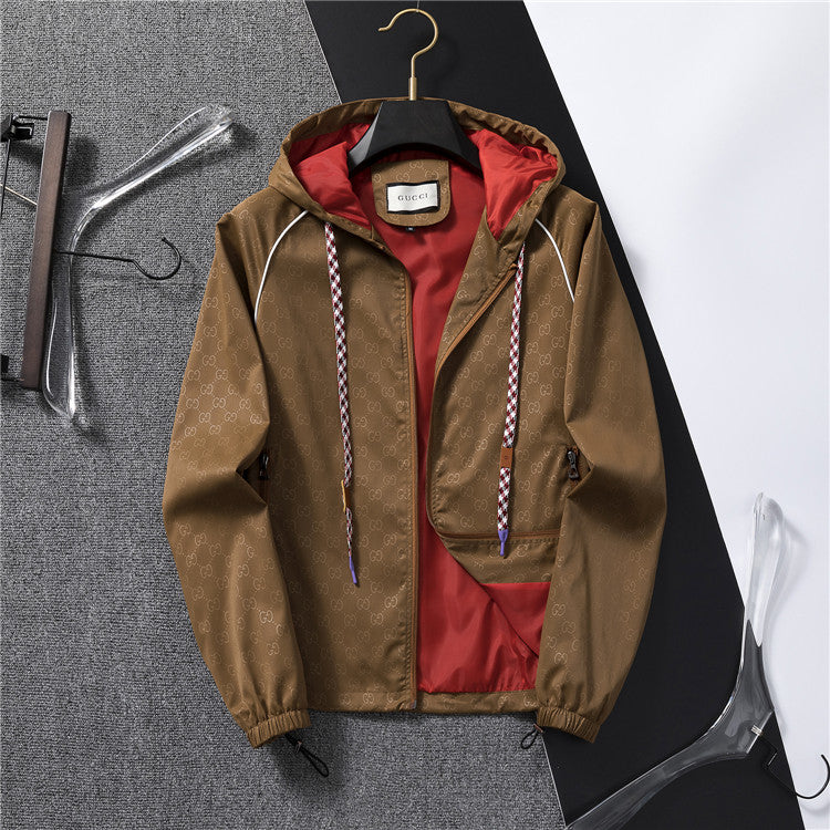 GU  Jacket Lined Windbreaker   Hooded 2 Color 's