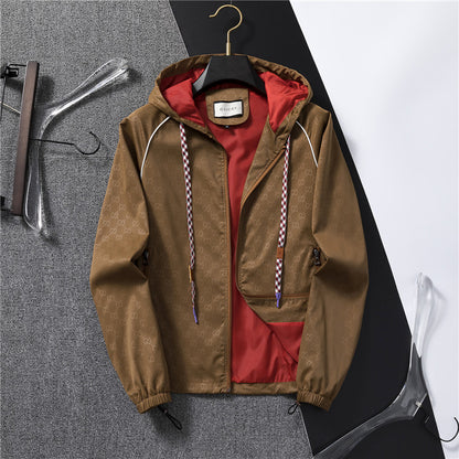 GU  Jacket Lined Windbreaker   Hooded 2 Color 's