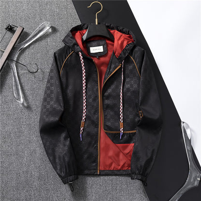 GU  Jacket Lined Windbreaker   Hooded 2 Color 's