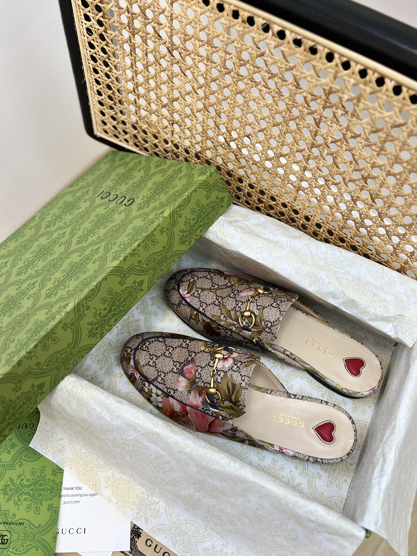 GU Mule sandals Flower