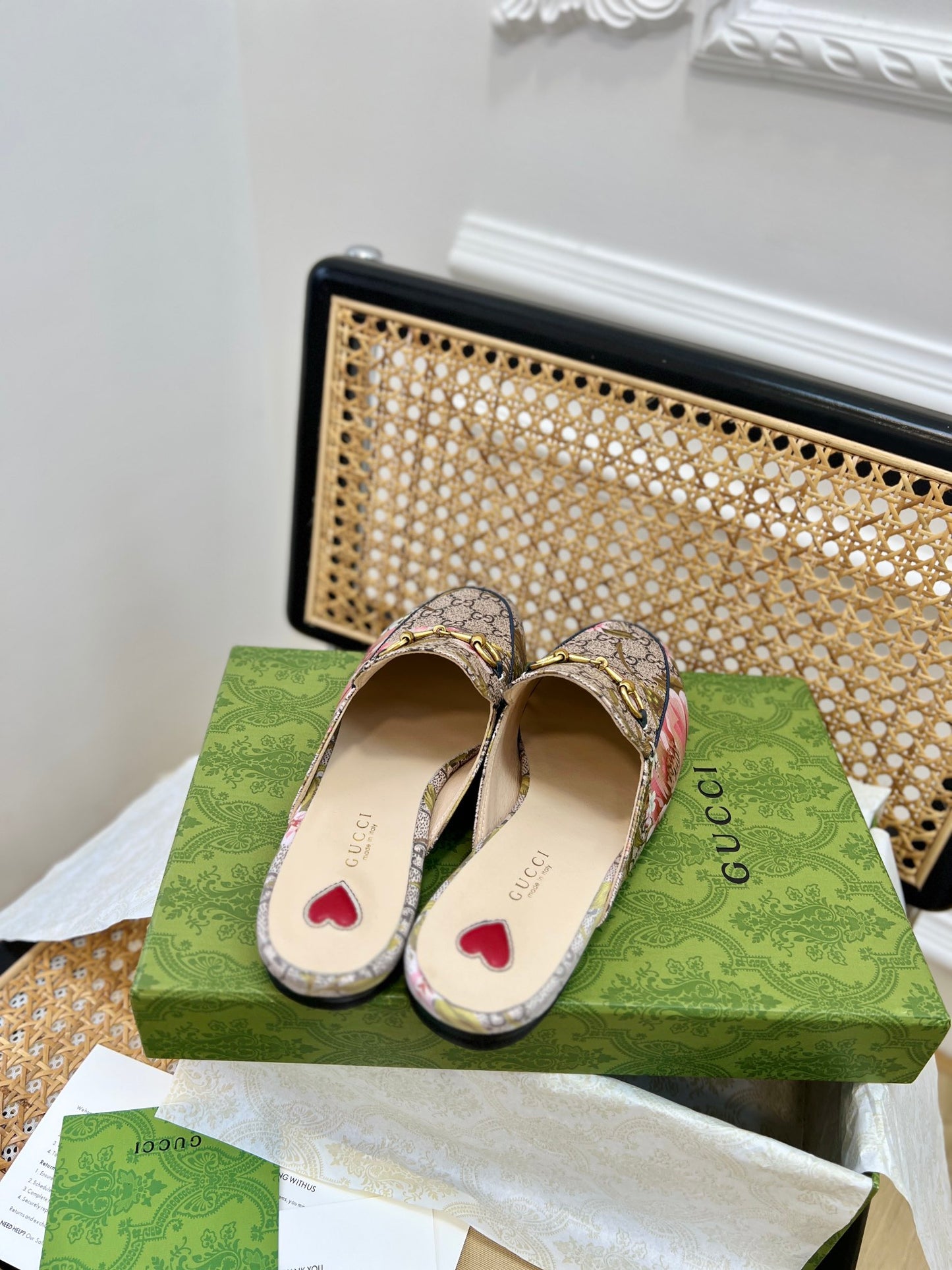 GU Mule sandals Flower