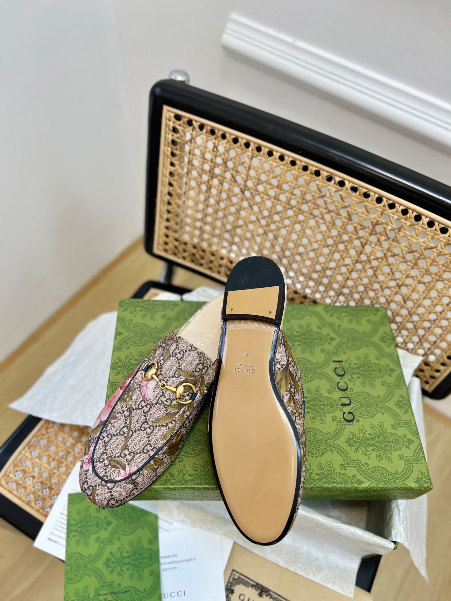 GU Mule sandals Flower