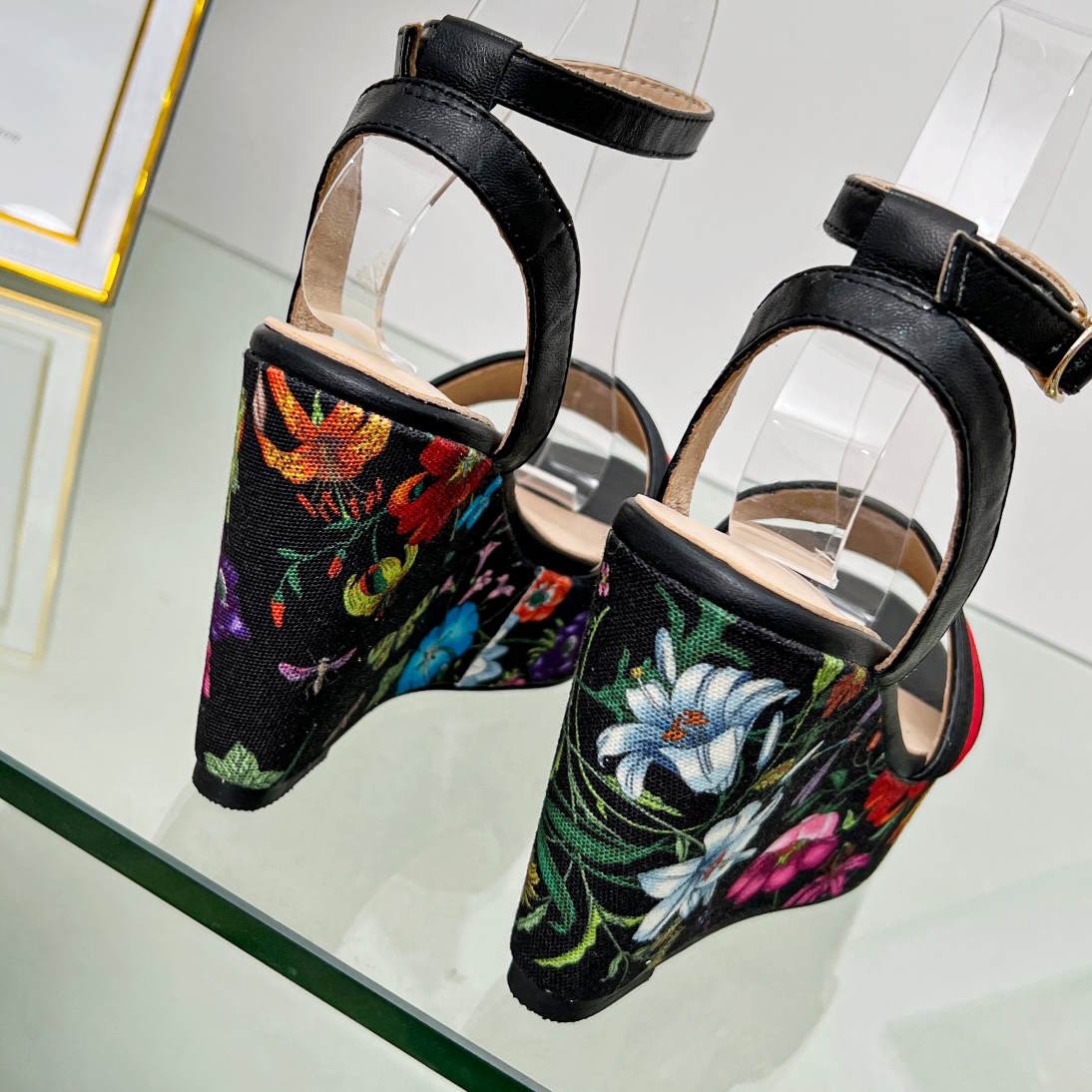 GU Sandals Platform  Flowers 3 color 's