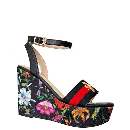 GU Sandals Platform  Flowers 3 color 's