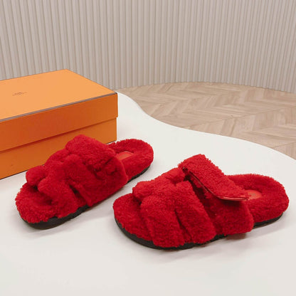 HRM  Slippers  4 Color 's Shearling