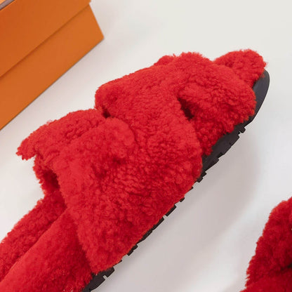 HRM  Slippers  4 Color 's Shearling
