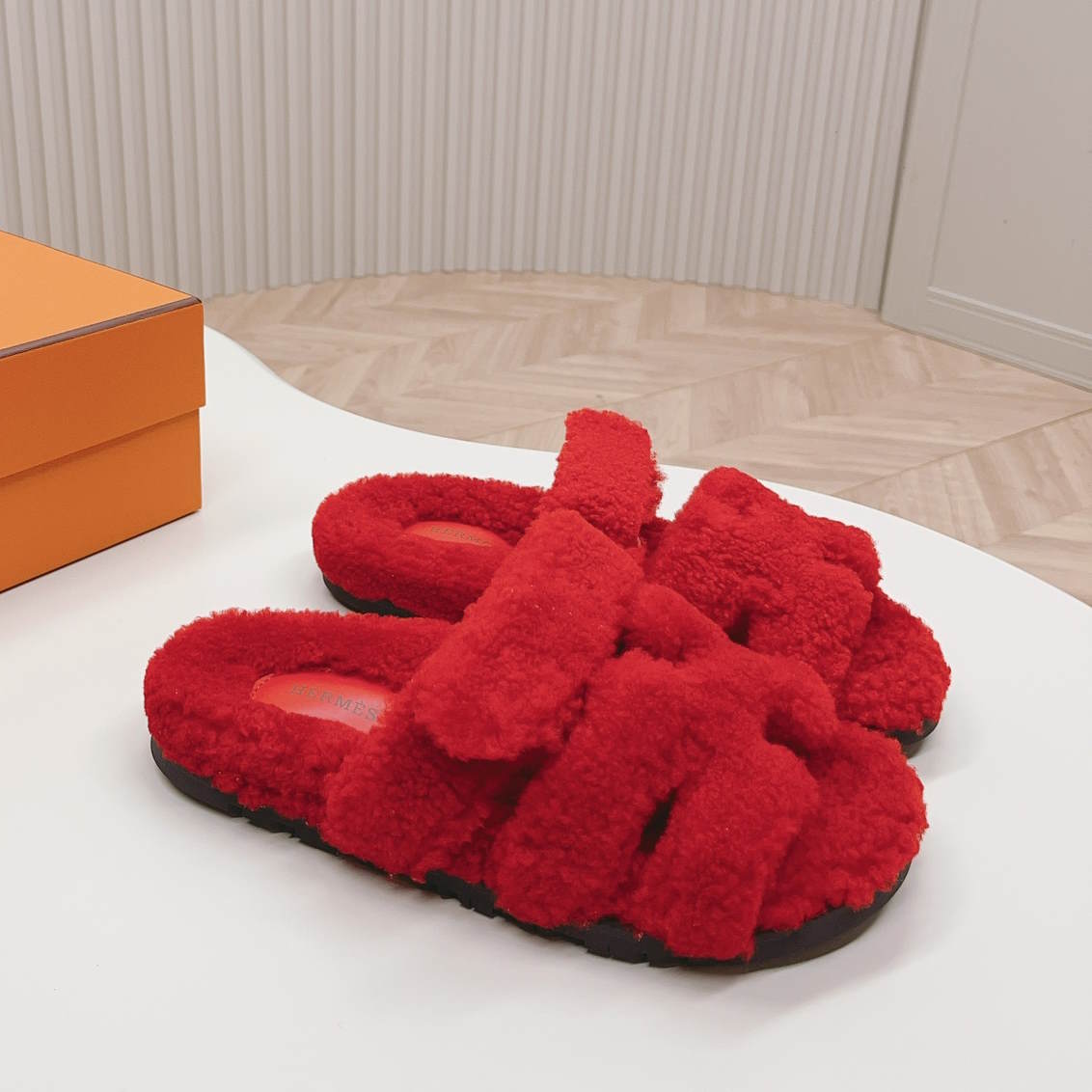 HRM  Slippers  4 Color 's Shearling