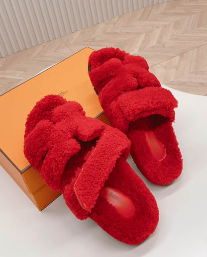 HRM Slippers Fur 4 Color's