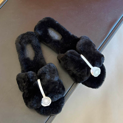 HRM  Slippers  3 Color 's Fur