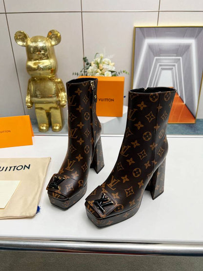 LU Boots Low High Heels 5 Color's