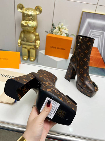 LU Boots Low High Heels 5 Color's