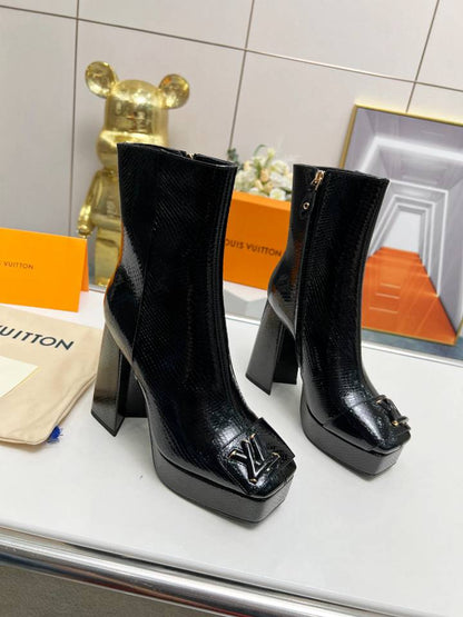 LU Boots Low High Heels 5 Color's